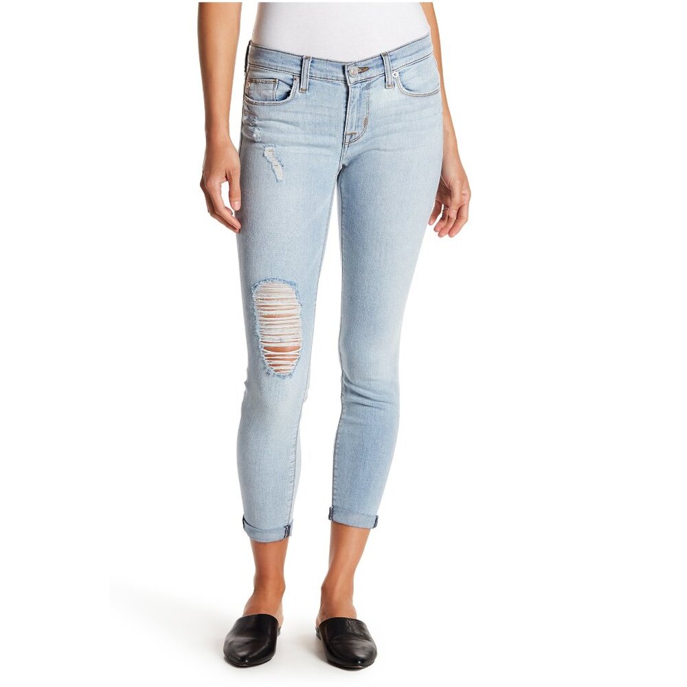 HUDSON Jeans, Harkin Crop Super Skinny with Cuff, Tomboy, Size 28, NWT